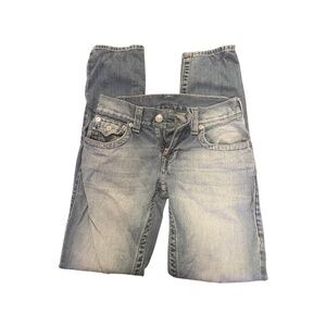 True Religion Rocco Slim Distressed Blue Jeans Sz 27 Men - Holiday Streetwear